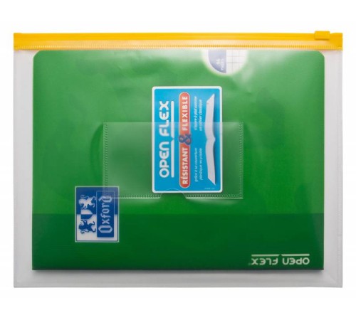 Папка на молнии ZIP Бюрократ -BPM5AWT A5 полипропилен 0.15мм карм.для визит. цвет молнии белый