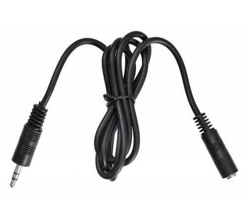Кабель-удлинитель аудио Buro BAAC003-1 Jack 3.5 (m)/Jack 3.5 (f) 1м. черный Кабель-удлинитель аудио Buro BAAC003-1 Jack 3.5 (m)/Jack 3.5 (f) 1м. черный