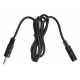 Кабель-удлинитель аудио Buro BAAC003-1 Jack 3.5 (m)/Jack 3.5 (f) 1м. черный