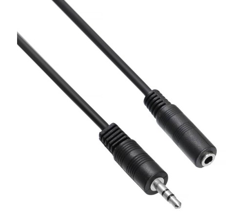 Кабель-удлинитель аудио Buro BAAC003-1 Jack 3.5 (m)/Jack 3.5 (f) 1м. черный Кабель-удлинитель аудио Buro BAAC003-1 Jack 3.5 (m)/Jack 3.5 (f) 1м. черный