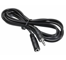 Кабель-удлинитель аудио Buro Jack 3.5 (m)/Jack 3.5 (f) 2м. черный (BAAC003-2)