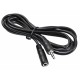 Кабель-удлинитель аудио Buro Jack 3.5 (m)/Jack 3.5 (f) 2м. черный (BAAC003-2)