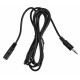 Кабель-удлинитель аудио Buro Jack 3.5 (m)/Jack 3.5 (f) 2м. черный (BAAC003-2)