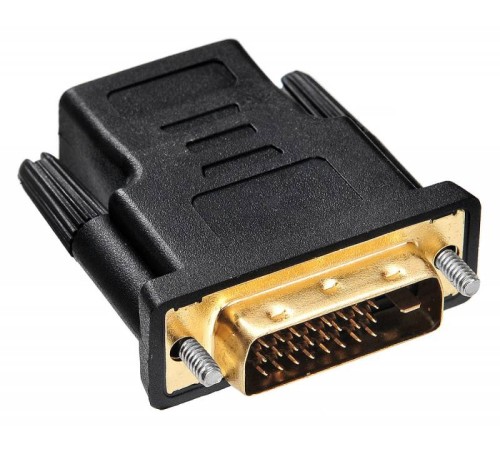 Переходник Buro HDMI-19FDVID-M_ADPT HDMI (f) DVI-D (m) черный Переходник Buro HDMI-19FDVID-M_ADPT HDMI (f) DVI-D (m) черный