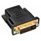 Переходник Buro HDMI-19FDVID-M_ADPT HDMI (f) DVI-D (m) черный