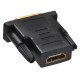Переходник Buro HDMI-19FDVID-M_ADPT HDMI (f) DVI-D (m) черный