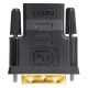 Переходник Buro HDMI-19FDVID-M_ADPT HDMI (f) DVI-D (m) черный