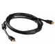 Кабель аудио-видео Buro HDMI 1.4 HDMI (m)/HDMI (m) 3м. феррит.кольца черный (HDMI-19M/19M-3M-MG)