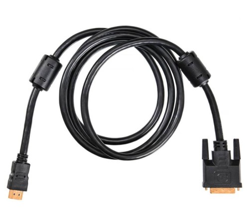 Кабель Buro HDMI-19M-DVI-D-1.8M HDMI (m) DVI-D (m) 1.8м феррит.кольца черный Кабель Buro HDMI-19M-DVI-D-1.8M HDMI (m) DVI-D (m) 1.8м феррит.кольца черный