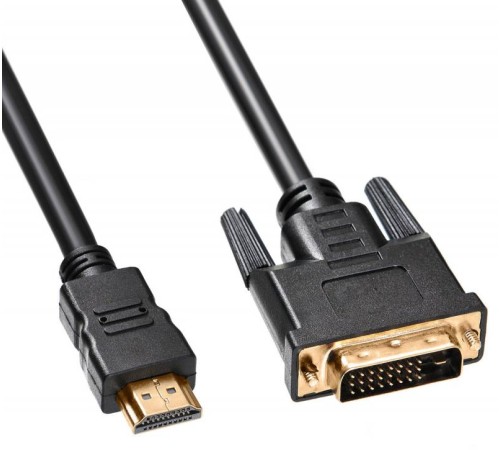 Кабель Buro HDMI-19M-DVI-D-1.8M HDMI (m) DVI-D (m) 1.8м феррит.кольца черный Кабель Buro HDMI-19M-DVI-D-1.8M HDMI (m) DVI-D (m) 1.8м феррит.кольца черный
