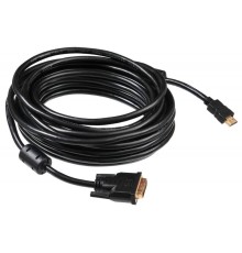 Кабель Buro HDMI-19M-DVI-D-10M HDMI (m) DVI-D (m) 10м феррит.кольца черный