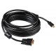 Кабель Buro HDMI-19M-DVI-D-10M HDMI (m) DVI-D (m) 10м феррит.кольца черный