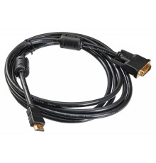 Кабель Buro HDMI-19M-DVI-D-3M HDMI (m) DVI-D (m) 3м феррит.кольца