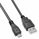 Кабель Buro MICROUSB2.0 USB (m)-micro USB (m) 1.5м черный