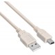 Кабель Buro USB2.0-M5P-1 USB A(m) mini USB B (m) 1м серый