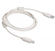 Кабель Buro USB2.0-AM/BM-1.8M-MG USB A(m) USB B(m) 1.8м феррит.кольца серый