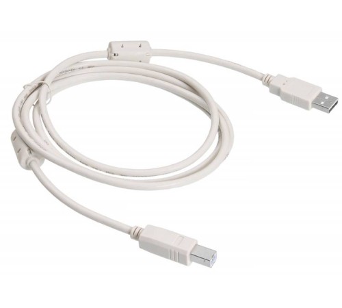 Кабель Buro USB2.0-AM/BM-1.8M-MG USB A(m) USB B(m) 1.8м феррит.кольца серый Кабель Buro USB2.0-AM/BM-1.8M-MG USB A(m) USB B(m) 1.8м феррит.кольца серый