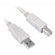 Кабель Buro USB2.0-AM/BM-5M-MG USB A(m) USB B(m) 5м феррит.кольца