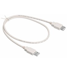 Кабель-удлинитель Buro USB2.0-AM-AF-0,75M USB A(m) USB A(f) 0.75м белый