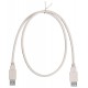 Кабель-удлинитель Buro USB2.0-AM-AF-0,75M USB A(m) USB A(f) 0.75м белый