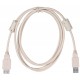 Кабель Buro USB2.0-AM-AF-1.8M-MG USB A(m) USB A(f) 1.8м феррит.кольца серый
