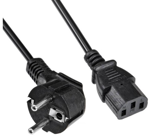 Кабель Buro AN23-1000-3 IEC C13 Евровилка 3м Кабель Buro AN23-1000-3 IEC C13 Евровилка 3м