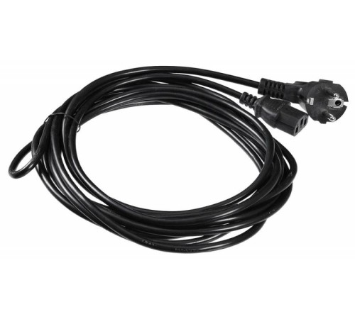Кабель Buro AN23-1000-5 IEC C13 Евровилка 5м черный Кабель Buro AN23-1000-5 IEC C13 Евровилка 5м черный