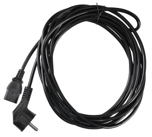Кабель Buro AN23-1000-5 IEC C13 Евровилка 5м черный Кабель Buro AN23-1000-5 IEC C13 Евровилка 5м черный