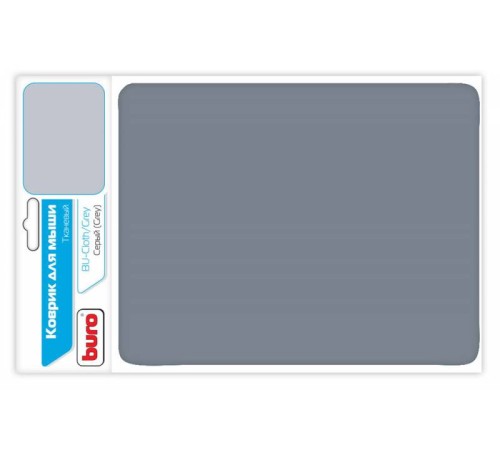 Коврик для мыши Buro BU-CLOTH серый 230x180x3мм Коврик для мыши Buro BU-CLOTH серый 230x180x3мм
