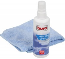 Чистящий набор (салфетки + гель) Buro BU-S/MF для экранов и оптики блистер 100мл
