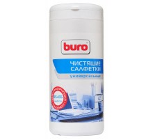Салфетки Buro BU-Tmix универсальные туба 65шт влажных + 65шт сухих