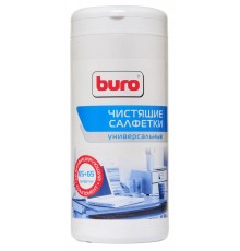 Салфетки Buro BU-Tmix универсальные туба 65шт влажных + 65шт сухих