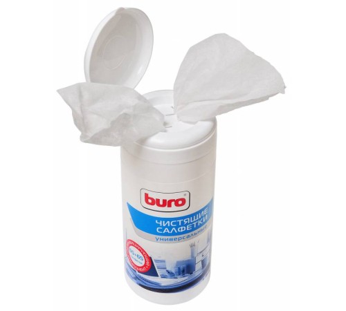 Салфетки Buro BU-Tmix универсальные туба 65шт влажных + 65шт сухих Салфетки Buro BU-Tmix универсальные туба 65шт влажных + 65шт сухих