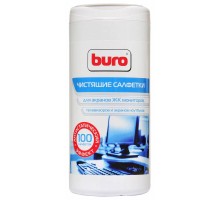 Салфетки Buro BU-Tscreen для экранов мониторов/плазменных/ЖК телевизоров/ноутбуков туба 100шт влажных