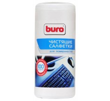 Салфетки Buro BU-Tsurface для поверхностей туба 100шт влажных