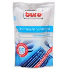 Салфетки Buro BU-Zsurface для поверхностей мягкая упаковка 100шт влажных