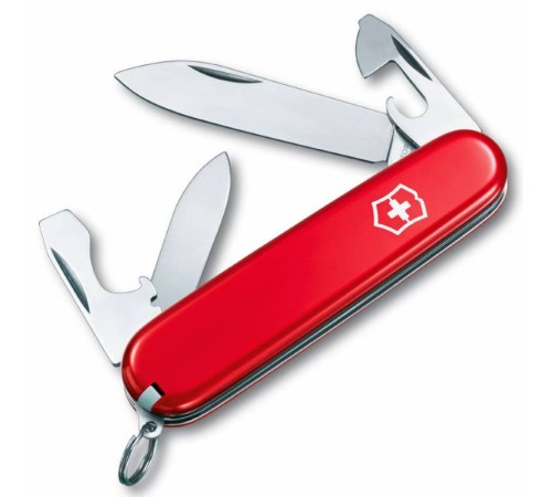 Нож перочинный Victorinox Recruit (0.2503) 84мм 10функций красный карт.коробка Нож перочинный Victorinox Recruit (0.2503) 84мм 10функций красный карт.коробка