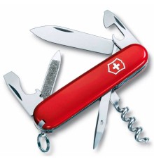 Нож перочинный Victorinox Sportsman (0.3803) 84мм 13функций красный карт.коробка