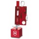 Швейцарская карта Victorinox SwissCard Classic (0.7100.T) красный полупрозрачный коробка подарочная