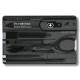 Швейцарская карта Victorinox SwissCard Classic (0.7133.T3) черный полупрозрачный коробка подарочная