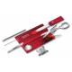 Швейцарская карта Victorinox SwissCard Lite (0.7300.T) красный полупрозрачный коробка подарочная