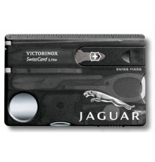 Швейцарская карта Victorinox SwissCard Lite (0.7333.T3) черный полупрозрачный коробка подарочная