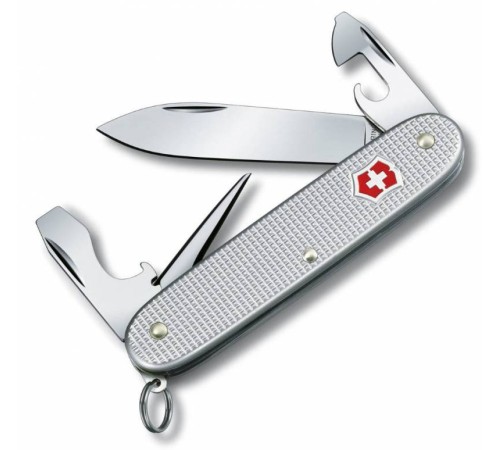 Нож перочинный Victorinox Pioneer Alox (0.8201.26) 93мм 8функций серебристый карт.коробка Нож перочинный Victorinox Pioneer Alox (0.8201.26) 93мм 8функций серебристый карт.коробка