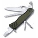 Нож перочинный Victorinox Military (0.8461.MWCH) 111мм 10функций зеленый/черный карт.коробка