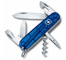 Нож перочинный Victorinox Spartan (1.3603.T2) 91мм 12функций синий полупрозрачный карт.коробка