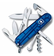 Нож перочинный Victorinox Climber (1.3703.T2) 91мм 14функций синий полупрозрачный карт.коробка