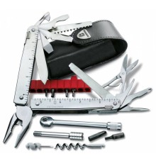 Мультитул Victorinox SwissTool X Plus Ratchet (3.0339.L) 115мм 40функций серебристый карт.коробка