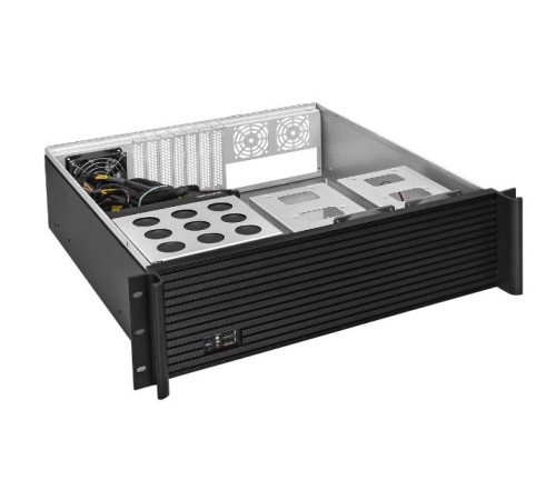 Exegate EX292257RUS Серверный корпус ExeGate Pro 3U450-08 <RM 19", высота 3U, глубина 390, без БП, USB>