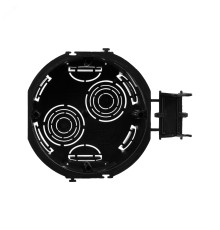 Dkc 59302 Подрозеточная коробка для сплошных стен, черная, под 2 модуля, без винтов