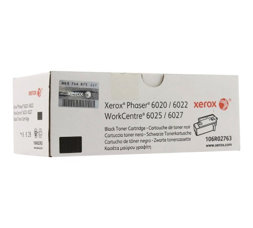 Черный тонер-картридж станд. емк. Xerox 106R02763